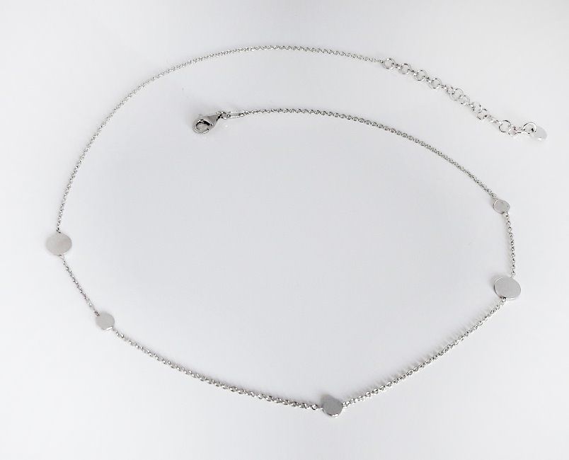 Plättchen | echt-silber Halskette Kette | Plättchen Silber 925