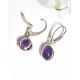 Ohrhänger Silber 925 Amethyst lila sm153